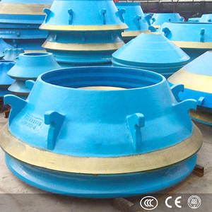 Symons Cone Crusher Parts Mantle Manufacturers Cone Crusher Mn13cr2 Bowl Liner Concave - Product Image 4