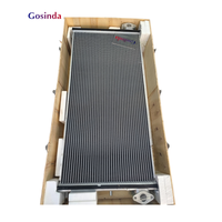 Radiator Pendingin Oli Hidrolik Aluminium 2080376110 untuk Excavator PC400-8 Peralatan Berat Penukar Panas Suku Cadang Pendingin