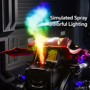 Auto Giocattolo RC 10CH per Interni ed Esterni - Acrobazie con Spray, Danza e Rotazioni a 360°, Luci e Musica Integrate, Cavo USB - Product Image 3