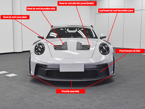 Kit en fibre de carbone sèche amélioré pour Porsche <span class=keywords><strong>911</strong></span> 2019 2020 2021 2022 2023 992.1 <span class=keywords><strong>GT3</strong></span> <span class=keywords><strong>RS</strong></span> - Product Image 6