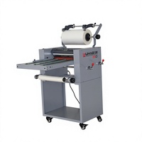 Machine à plastifier double face Wuhao FM385B de 360 mm de large, plastifieuse compacte et pratique