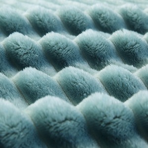 Plaid en <span class=keywords><strong>fausse</strong></span> <span class=keywords><strong>fourrure</strong></span> de lapin rayé, épais et doux, idéal pour canapé, doux pour la peau - Product Image 4