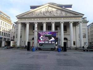 Sistema de armazón de techo de aleación de aluminio, armazón de techo de aluminio con pernos de escenario, armazón de iluminación para conciertos, escenario móvil para conciertos - Product Image 2