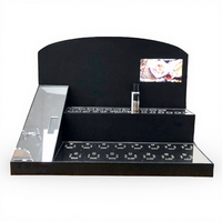 Présentoir de maquillage en acrylique personnalisé en usine Présentoir de cosmétiques en acrylique de haute qualité avec LCD pour magasin