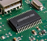 USBN9604-28M USB 1.1 Pengontrol Node Kecepatan Penuh 12Mbps 8 Bit Antarmuka Paralel SOIC-28 28 Pin Transceiver 3.3V Regulator IC