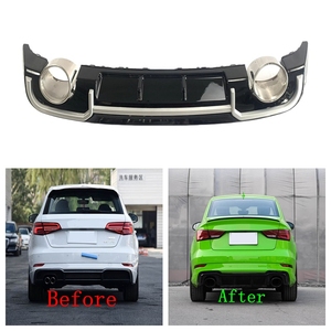 Nouveau diffuseur arrière style <span class=keywords><strong>RS</strong></span> pour Audi <span class=keywords><strong>A3</strong></span> RS3 en plastique ABS 2016-2018 <span class=keywords><strong>Prix</strong></span> usine Fabricant - Product Image 1