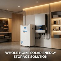 Batterie au lithium haute capacité 51.2V314AH 16KW Lifepo4 pour système solaire hybride 16KWH48V Batterie solaire