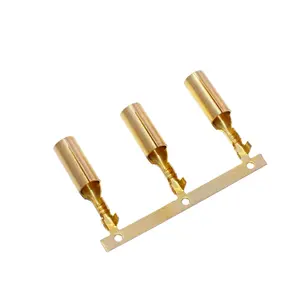 4.5mm Bullet Butt Terminal Brass Female and Terminal For Cable Auto Power Connector
