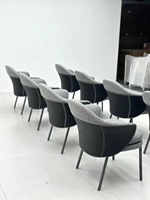 Chaise sans accoudoirs moderne, mobilier commercial, chaise de salle à manger de café, cadre en bois, siège en bois, chaise en bois et en acier pour restaurant