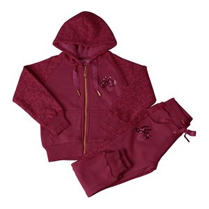 Girls Clothing Set Kids Winter Long Sleeve Casual Style Solid Knit 100% Cotton Wholesale - Product Image 6