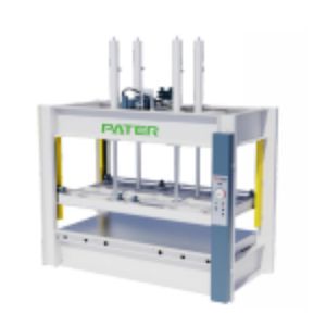 Presse hydraulique à froid PATER - Haute précision et productivité avec roulement et moteur pour le collage de panneaux de portes en bois - Product Image 2