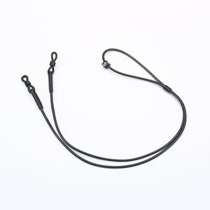 Correa para gafas de mujer, cuerda encerada negra antideslizante, cordón para el cuello para gafas de sol y gafas de lectura - Product Image 1