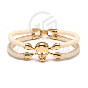 Bán Phổ Biến Chất Liệu Da Mới <span class=keywords><strong>Sting</strong></span> Ray Bracelet Với 5Mm Red <span class=keywords><strong>Stingray</strong></span> - Product Image 4