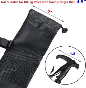 Bâtons de trekking étanches portables sac de transport fermeture éclair pour la randonnée sac à bandoulière poteaux de tente pochette de rangement de remplacement - Product Image 5