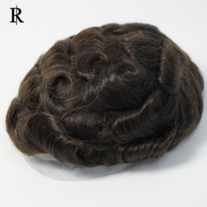 Parrucchino da <span class=keywords><strong>Uomo</strong></span> di Alta Qualità, Pelle Ultra Sottile 0.04-0.12mm, Capelli Remy, Parrucca Super Sottile con Base in PU, <span class=keywords><strong>Extension</strong></span> per Capelli, Parrucca Maschile - Product Image 2