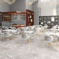 Ensembles de table et de chaises de luxe luxueux et légers pour le thé au lait, les magasins de desserts et les restaurants occidentaux