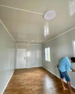 Maison préfabriquée en conteneur à 2 étages avec balcon et revêtement en bois pour <span class=keywords><strong>Airbnb</strong></span>, complexe hôtelier ou logement du personnel - Product Image 4