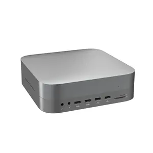 12 Trong 1 USB 3.0 Hub Loại C Docking 2.5 SATA SSD/HDD Nhà Ở Cho Apple Mac Mini 2021 M1 Chip