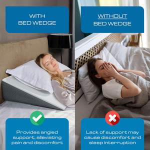 Almohada de Espuma Viscoelástica con Funda Extraíble, Directo de Fábrica, para Ayuda al Sueño, Alivio del Dolor de Espalda, para Hotel, Avión, Camping - Product Image 6