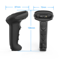 GTCODESTAR USB Handheld QR Scanner 2D Lector de código de barras con cable Lecteur Code Barre Portable Warehouse Barcode Scanner