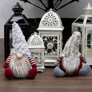 Adornos para muñecas Decoraciones navideñas Rudolph Doll Adornos Ventana Sin rostro Goblin Props Decoración navideña - Product Image 1