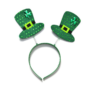 Diademas con Lazo Estampado para el Día de San Patricio, Accesorios para el Cabello para Decoración de Fiestas, Diademas de Plástico - Product Image 3