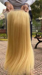 Premium Bone Straight HD Frontal Closure Lace Human Hair Wig Vietnamese RawHuman Hair Soft Silky 613 Blonde Color for Everyone - Product Image 4