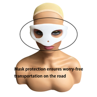 Vente en gros de tête de mannequin femme réaliste en PVC de haute qualité tête de mannequin de présentoir réglable avec épaule pour présentoir à perruques