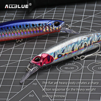 Leurre de pêche ALLBLUE LANCE 110S, minnow coulant lourd, poids fixe, jerkbait