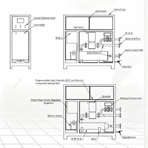 Chauffe-eau électrique industriel 20-100 kW avec contrôle intelligent pour brûleur gaz/huile <span class=keywords><strong>de</strong></span> secours - <span class=keywords><strong>Chauffage</strong></span> supplémentaire - Product Image 5