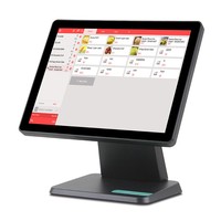 Système de point de vente tactile personnalisé de 15 pouces, terminal de caisse plat pour magasin de détail
