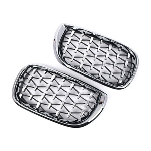 Parrilla delantera estilo Meteor Diamond para BMW Serie 3 E46, de plástico ABS, para actualización o reequipamiento. - Product Image 2