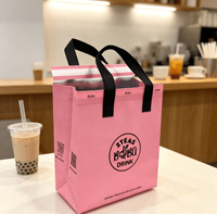 Sacs isothermes jetables en gros pour la livraison de nourriture, petits sacs isothermes pour boissons, vin, restaurant, service à emporter