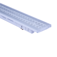 Système de rail linéaire suspendu flexible pour éclairage LED linéaire multipoint