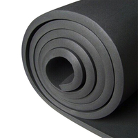 Rouleau de feuille de mousse de caoutchouc PVC NBR, matériau d'isolation thermique flexible à cellules fermées pour systèmes CVC