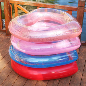 Herzform Anpassen Schwimmbad Float Aufblasbarer Ring Donut River Tube Blow up Swim Tire Tube für Pool Toys Aufblasbar - Product Image 4