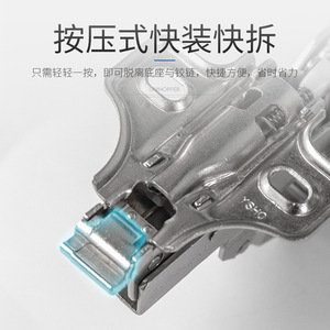 Unihopper Furniture Hinge 165 Degree Quick Install Damping Soft Closing Stainless Steel Cabinet Door <b>Hardware</b> - Product Image 4