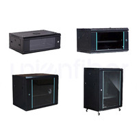 Gabinete de Red para Centro de Datos de 19 Pulgadas 4U-47U, Conexión Cruzada de Fibra Óptica, Distribución de Telecomunicaciones