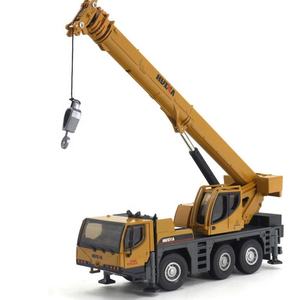 Sanjoyo SJY-1702 Modèle de camion-grue d'ingénierie en alliage métallique moulé sous pression, échelle 1:50, avec deux cabines, jouet pour les 14 ans et plus - Product Image 1