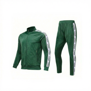 Men's Oversized Hooded Collar Tracksuits Solid Casual Custom Logo Printed Polyester/Cotton Fleece Heavyweight Breathable Winter - Product Image 2
