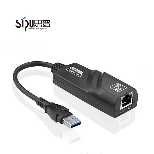 SIPU Hot Sale USB3.0 Gigabit LAN Ethernet Adapter High-Speed Transmission 3.0 to RJ45 Network Converter for Laptop
