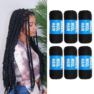 <span class=keywords><strong>Laine</strong></span> Brésilienne pour Cheveux de 25 Mètres, 70g – <span class=keywords><strong>Laine</strong></span> Acrylique pour Tresses, Torsades et Tricot à la Main ou à la Machine - Product Image 1