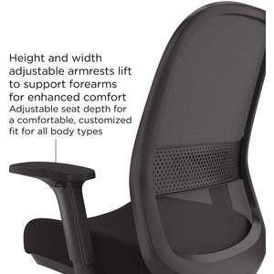 Silla de Oficina Ergonómica Alera Kempton con Respaldo de Malla, Giratoria, Reclinable, para Computadora, con Altura de Asiento Ajustable, para Uso en el Hogar, en PU - Product Image 5