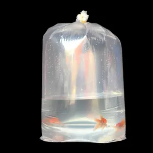 Fabrika özel 1000 paket akvaryum balık solunum çantaları havalandırma çanta taşıma uzun ömürlü plastik