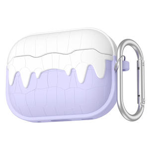 Estuche para auriculares con patrón de piedra de colores en contraste para <span class=keywords><strong>Airpods</strong></span> Pro <span class=keywords><strong>2</strong></span> Solf Estuche para auriculares de silicona para <span class=keywords><strong>Airpods</strong></span> 3 <span class=keywords><strong>Gen</strong></span> - Product Image 2
