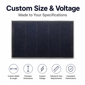 Panel Solar Mini <span class=keywords><strong>Sunpower</strong></span> ETFE Completamente Sellado e Impermeable, Adhesivo y Personalizable con Bordes Suaves para Dispositivos GPS - Product Image 1