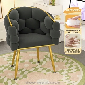 Chaise <span class=keywords><strong>de</strong></span> salle à manger moderne nordique haut <span class=keywords><strong>de</strong></span> gamme en métal doré, rembourrée en lin, pour banquets et hôtels, <span class=keywords><strong>lot</strong></span> en gros - Product Image 1