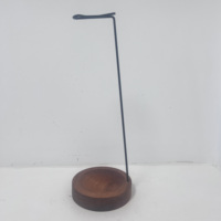 Brûleur d'encens en fer pour porte-encens en bois simple pour le yoga et le sommeil Objets décoratifs pour le salon