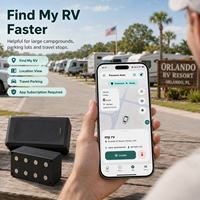 Traceur GPS magnétique pour véhicule Trevaron Auto 5200mAh avec abonnement à l'application pour un suivi de l'état de localisation récent