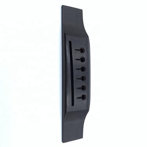 Di alta qualità di fabbricazione nero ebano chitarra Acustica <span class=keywords><strong>ponte</strong></span> - Product Image 2